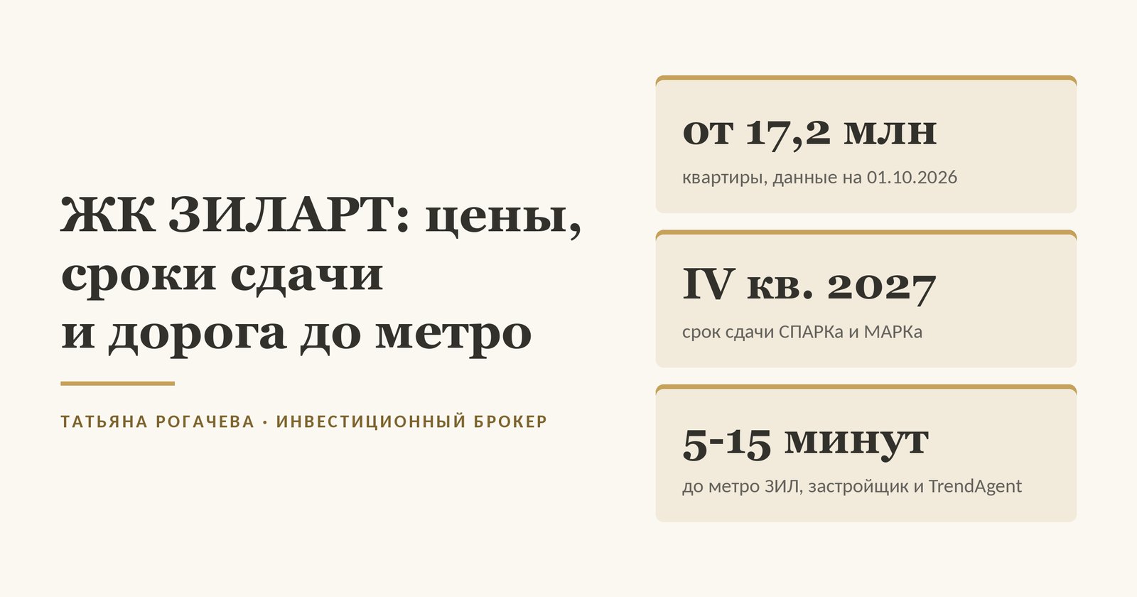 Обложка статьи о ЖК ЗИЛАРТ (ЗилАрт, Группа ЛСР) в Даниловском районе Москвы: квартиры от 17,2 млн по данным застройщика на 1 октября 2026 года, срок сдачи домов СПАРК и МАРК - IV квартал 2027 года по данным застройщика, до метро ЗИЛ 5-15 минут пешком по данным застройщика и TrendAgent. Изображение иллюстративное